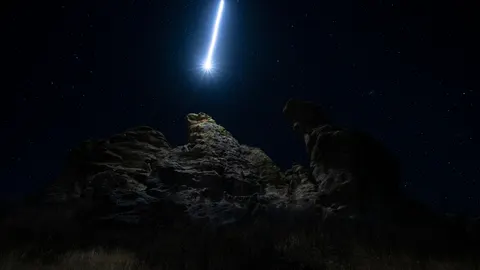 Fondo de pantalla Lluvia de meteoros 4K · space · 3840×2160