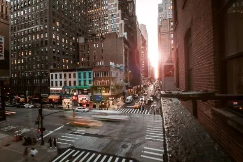 Fondo de pantalla Horizonte de Nueva York 4K · city · 3840×2560