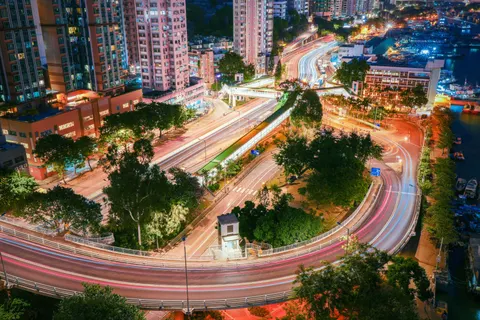 Hong Kong Night 4K Wallpaper · city · 3840×2560