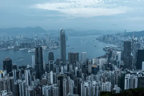 Hong Kong Night 4K Wallpaper · city · 3840×2561