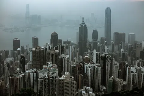 Hong Kong Night 4K Wallpaper · city · 3840×2561