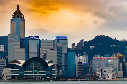 Hong Kong Night 4K Wallpaper · city · 3840×2560
