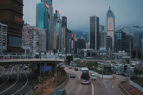 Hong Kong Night 4K Wallpaper · city · 3840×2560