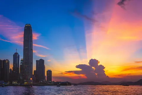Hong Kong Night 4K Wallpaper · city · 3840×2563