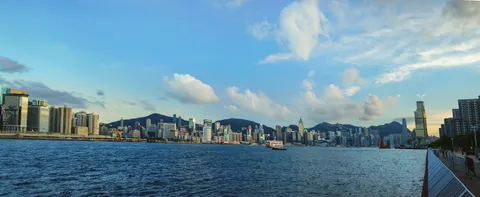 Hong Kong Night 4K Wallpaper · city · 3840×1573