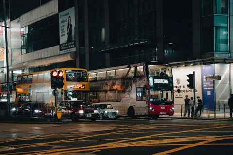 Hong Kong Night 4K Wallpaper · city · 3840×2560