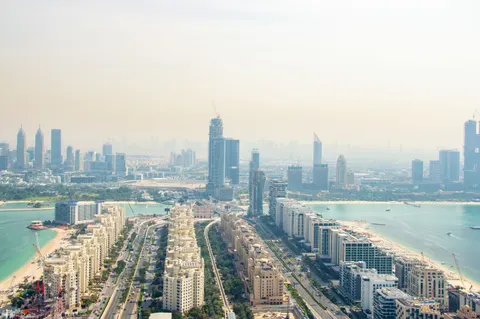 خلفية أفق دبي بدقة 4K · city · 3840×2553