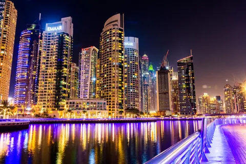 Dubai Skyline 4K Wallpaper · city · 3840×2560