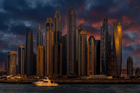 Dubai Skyline 4K Wallpaper · city · 3840×2560