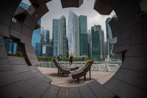 Singapur Marina 4K Duvar Kağıdı · city · 3840×2563