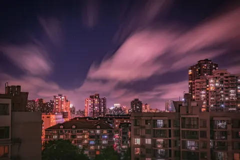 Shanghai Night 4K Wallpaper · city · 3840×2560