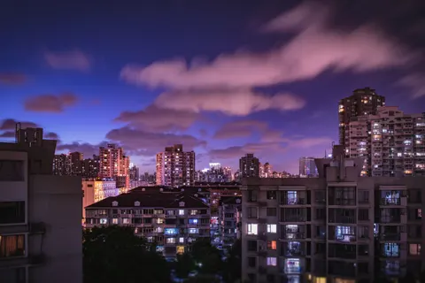 上海夜景 4K桌布 · city · 3840×2560