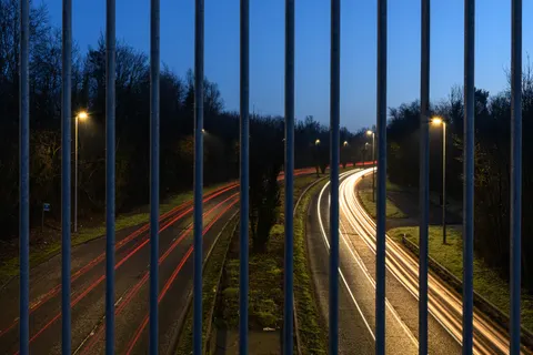 Light Trails 4K Wallpaper · city · 3840×2560