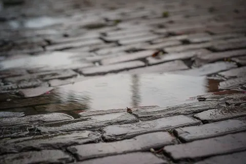 Rainy Street 4K Wallpaper · city · 3840×2560