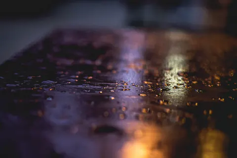 Rainy Street 4K Wallpaper · city · 3840×2560