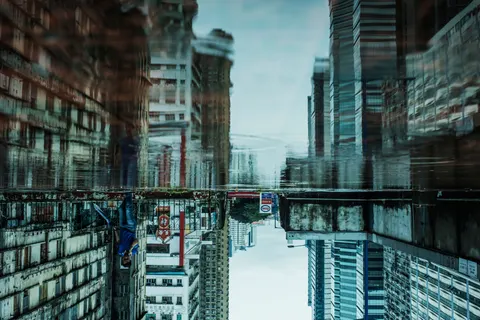Обои Дождливая улица 4K · city · 3840×2560