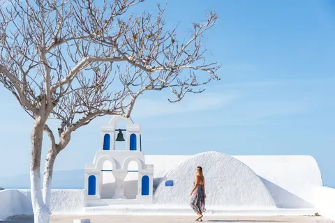 Santorini 4K Wallpaper · architecture · 3840×2563