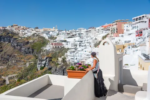 Santorini 4K Wallpaper · architecture · 3840×2563