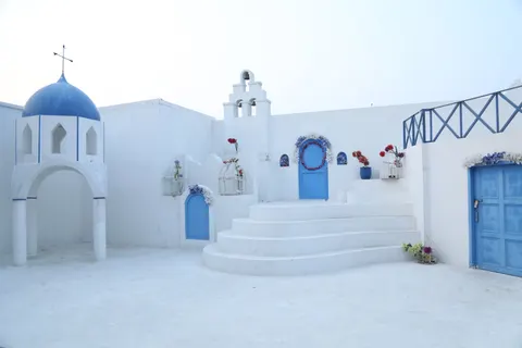 Santorini 4K Wallpaper · architecture · 3840×2560