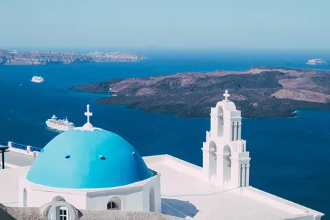 Santorini 4K Wallpaper · architecture · 3840×2560
