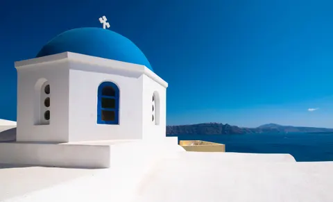Santorini 4K Wallpaper · architecture · 3840×2328
