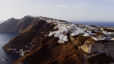 Santorin 4K Hintergrundbild · architecture · 3840×2160