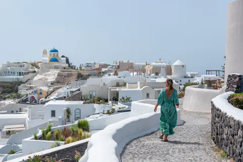 Santorini 4K Wallpaper · architecture · 3840×2563