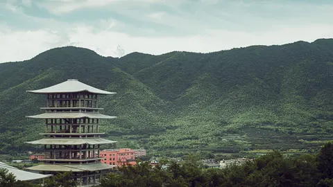 Japanese Pagoda 4K Wallpaper · architecture · 3840×2160