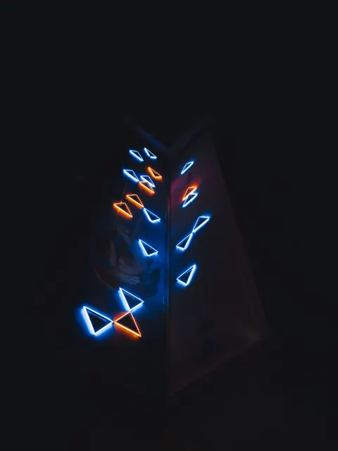 Neon Glow Phone Wallpaper · cyber · 1440×1920