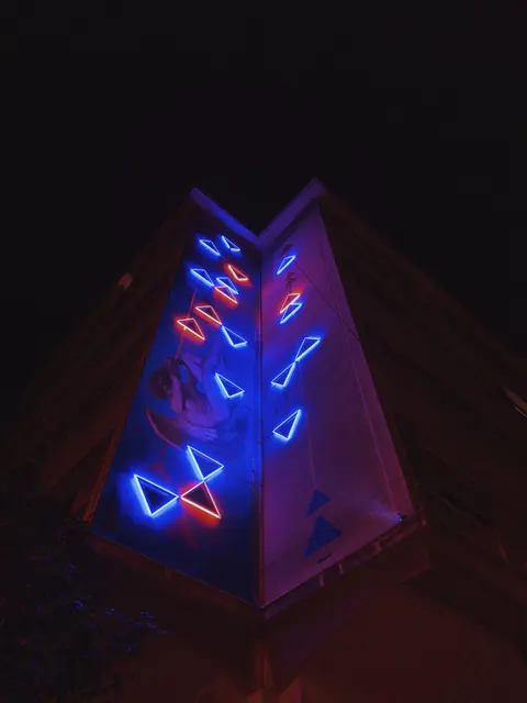 Neon Glow Phone Wallpaper · cyber · 1440×1920