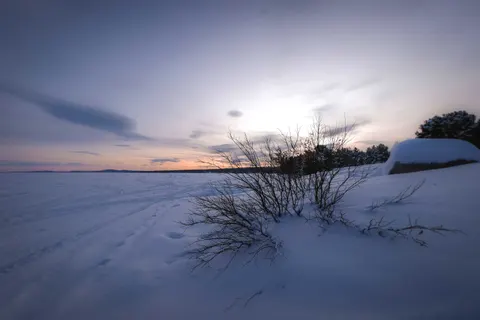 凍った湖 4K壁紙 · nature · 3840×2560
