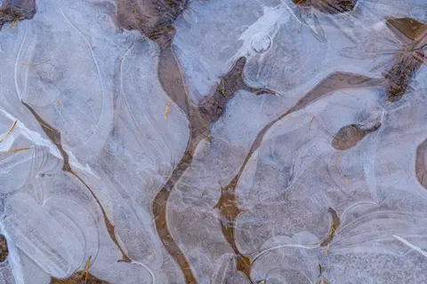 Papel de parede Lago congelado 4K · nature · 3840×2560
