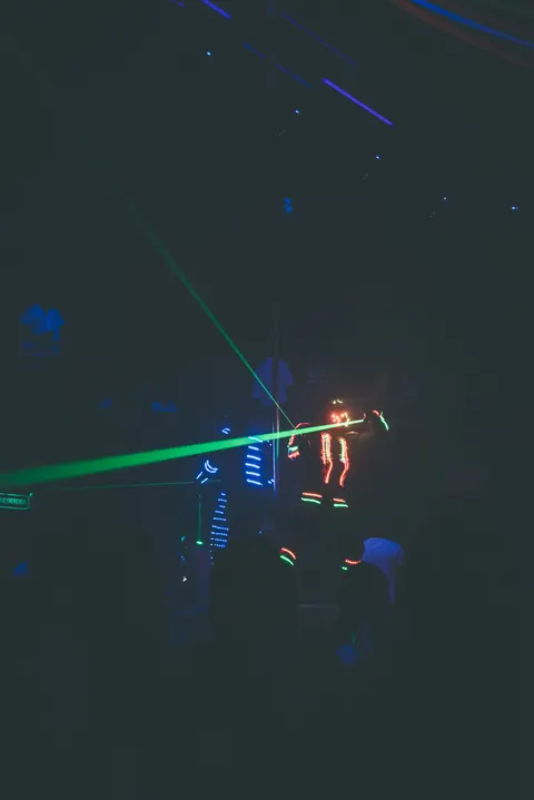 Laser Beams Phone Wallpaper · cyber · 1440×2157