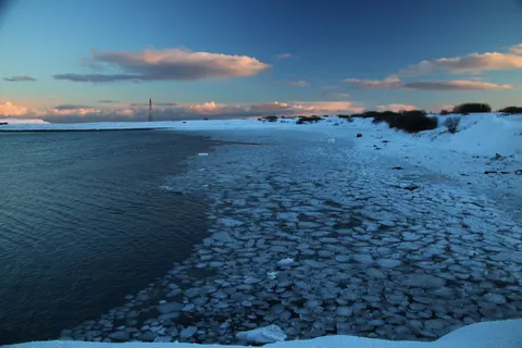 Bevroren meer 4K-achtergrond · nature · 3840×2560