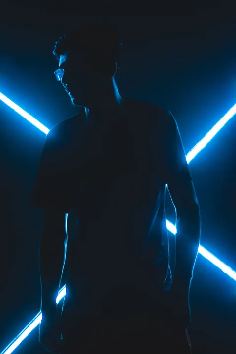 Laser Beams Phone Wallpaper · cyber · 1440×2160