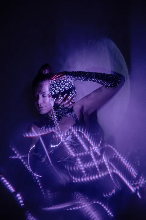 Neon Purple Phone Wallpaper · cyber · 1440×2160