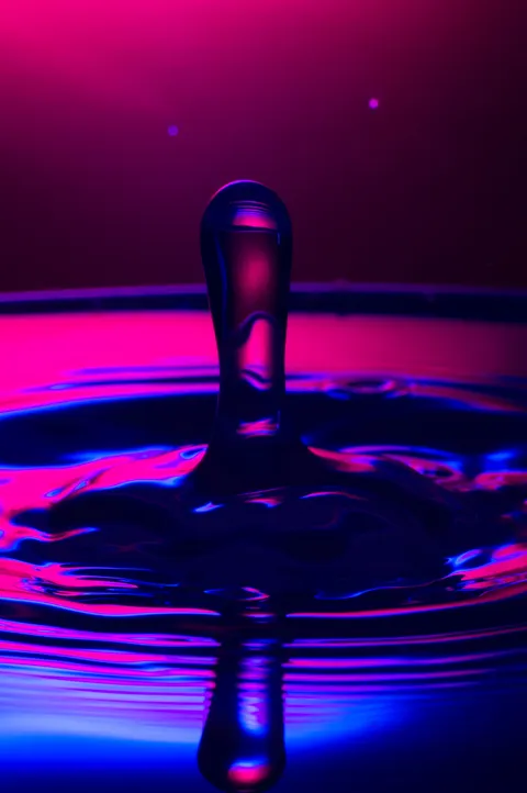 Neon Purple Phone Wallpaper · cyber · 1440×2166