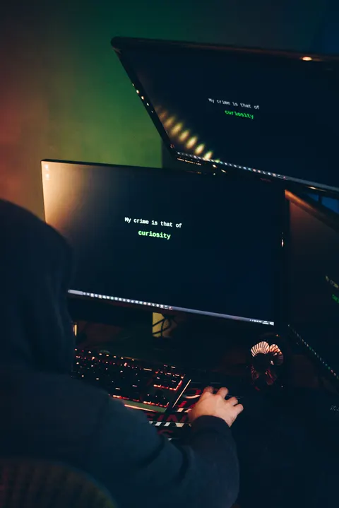 Code Screen Phone Wallpaper · cyber · 1440×2157