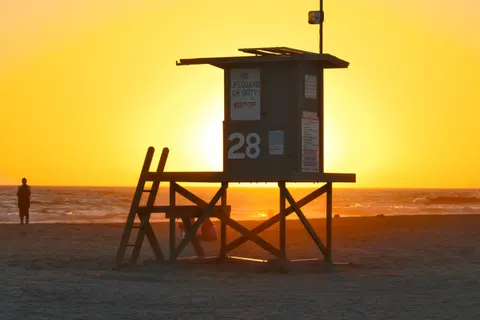 Palm Beach Sunset 4K Wallpaper · nature · 3840×2560