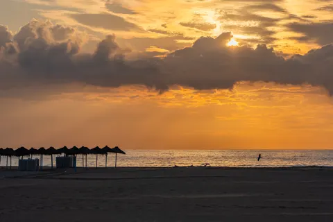 Palm Beach Sunset 4K Wallpaper · nature · 3840×2560
