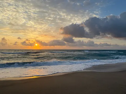 Palm Beach Sunset 4K Wallpaper · nature · 3840×2880