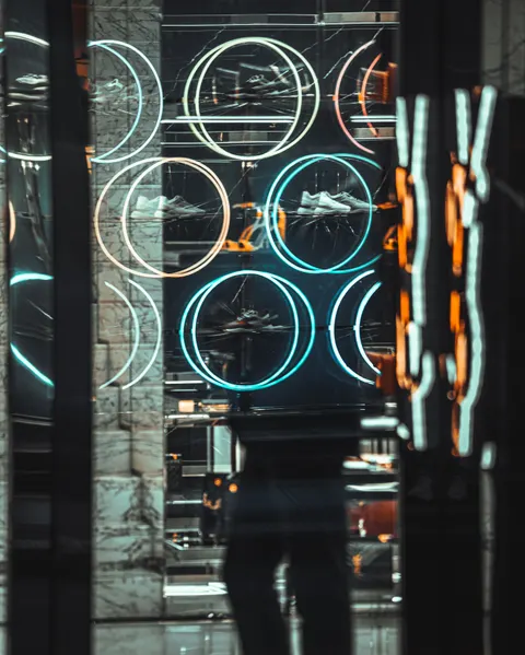 Hologram Phone Wallpaper · cyber · 1440×1800