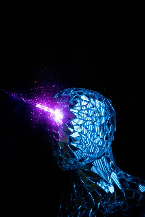 Hologram Phone Wallpaper · cyber · 1440×2160