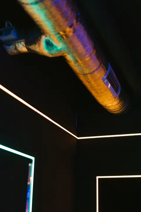 LED Room Phone Wallpaper · cyber · 1440×2160