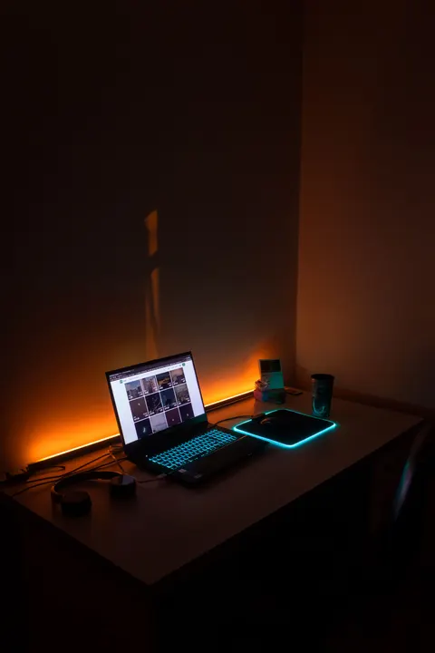 LED Room Phone Wallpaper · cyber · 1440×2160