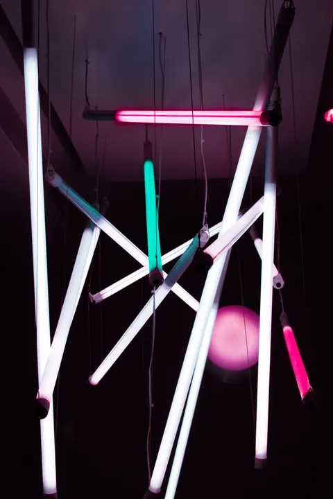 LED Room Phone Wallpaper · cyber · 1440×2160