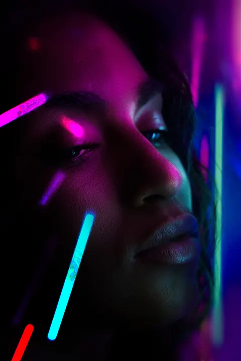 Neon Glow Phone Wallpaper · cyber · 1440×2160