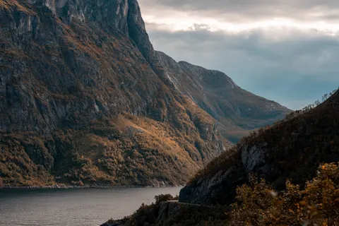 Norwegian Fjord 4K Wallpaper · nature · 3840×2560