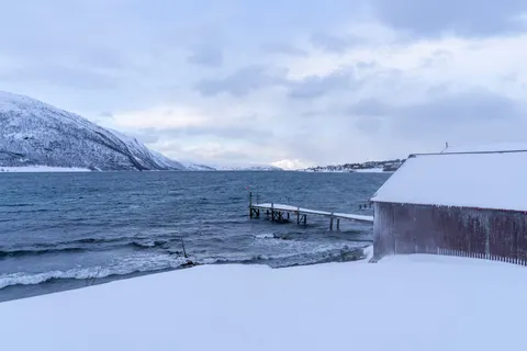 Norwegian Fjord 4K Wallpaper · nature · 3840×2560