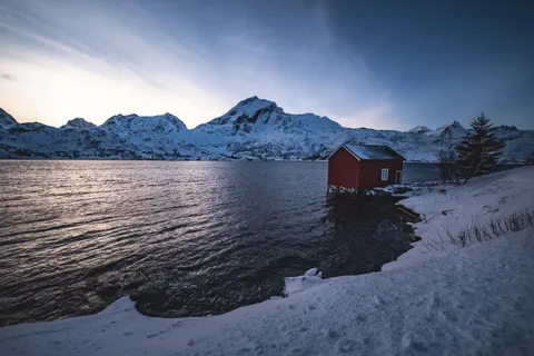 Norwegian Fjord 4K Wallpaper · nature · 3840×2560